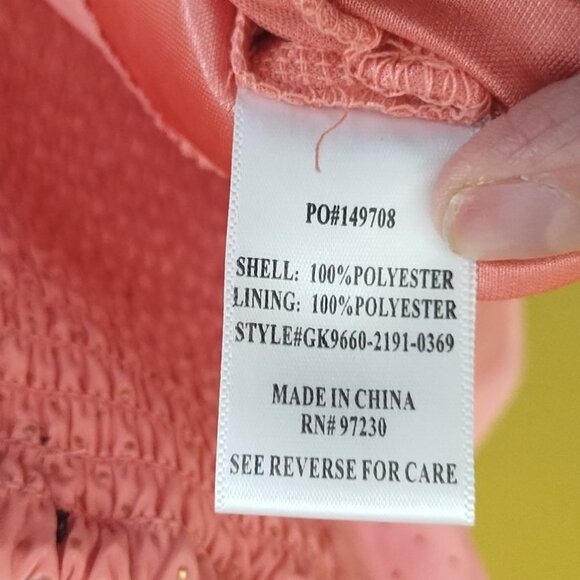 VTG Y2K Almost Famous Strappy Chiffon Fit & Flare Mini Dress XL Coquette - Picture 7 of 7